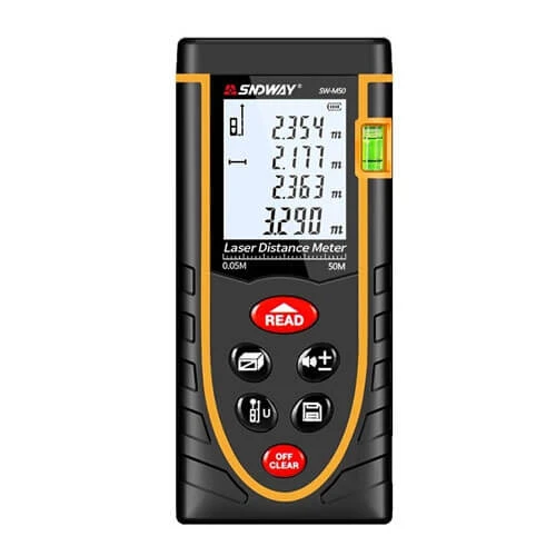 Máy đo khoảng cách laser SNDWAY SW-M50 đo xa 50m